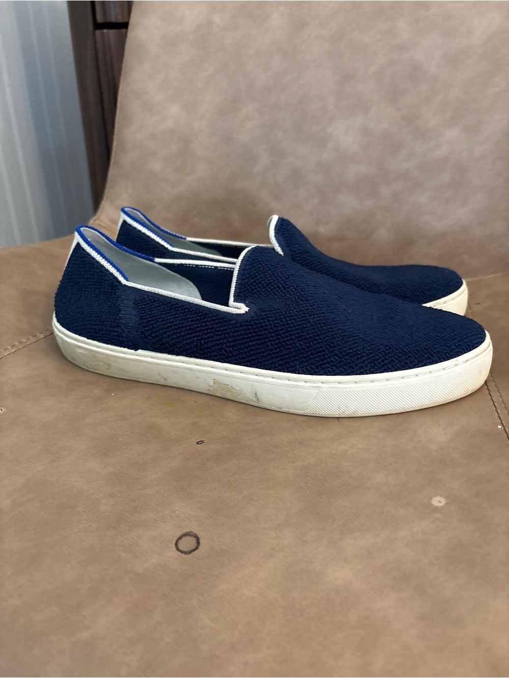 Rothy’s blue original slip on sneakers shoes comfortable size 10.5